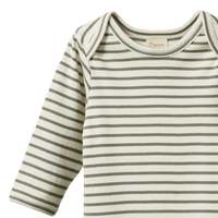 Nature Baby Long Sleeve Bodysuit Nettle Sailor Stripe