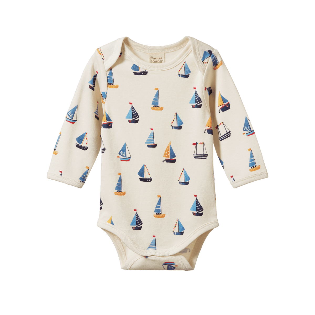 Nature Baby Long Sleeve Bodysuit Regatta Print