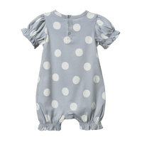 Nature Baby Bubble Suit Flossie Polka Dot Print