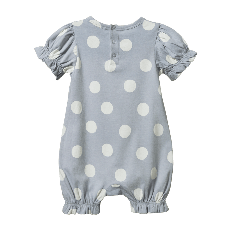 Nature Baby Bubble Suit Flossie Polka Dot Print