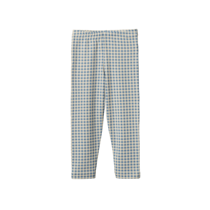 Nature Baby LEGGINGS Blue Gingham