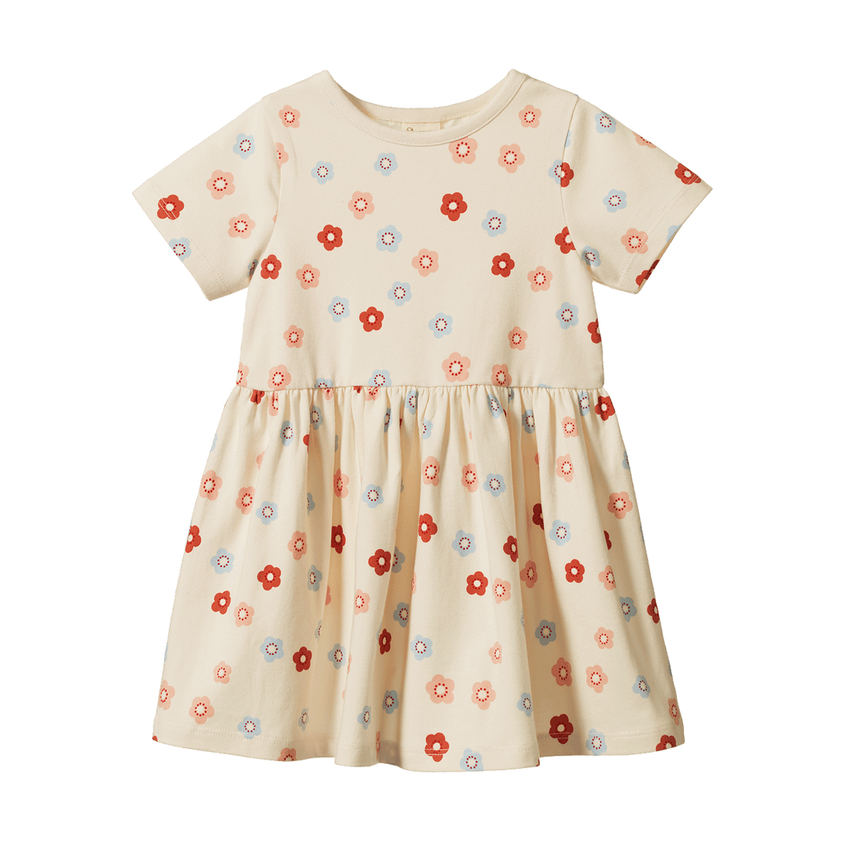 Nature Baby SATURDAY DRESS Petite Flora Stamp Print