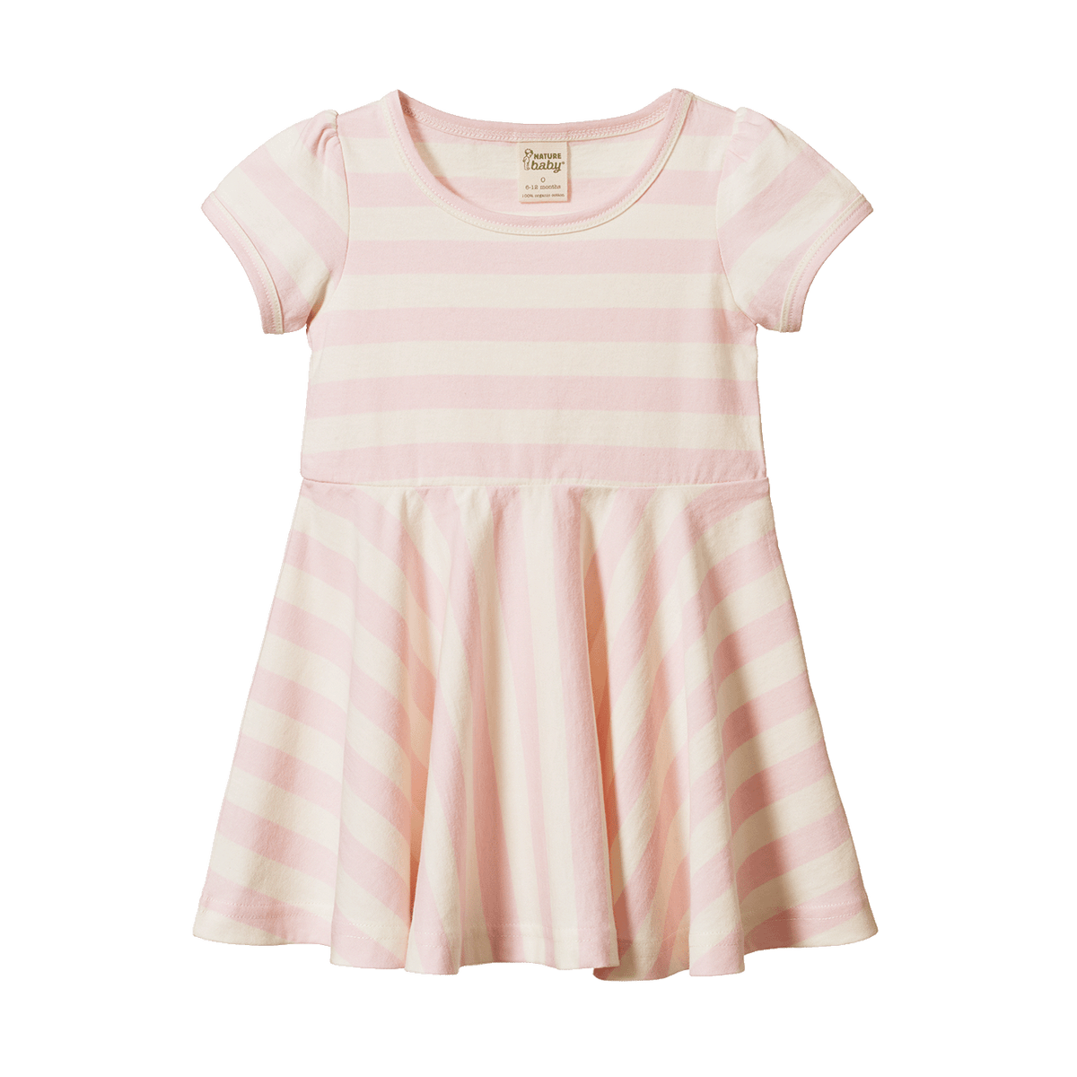 Nature Baby Seaside Dress Cotton Candy Stripe