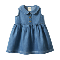 Nature Baby BIRDY DRESS Sky