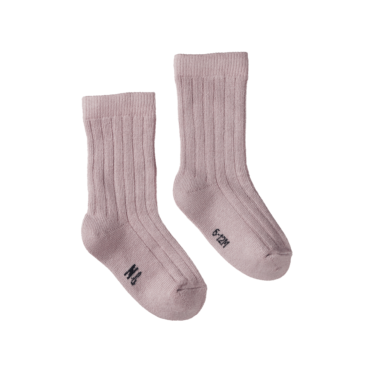 Nature Baby  Organic Cotton Rib Socks  Lilac