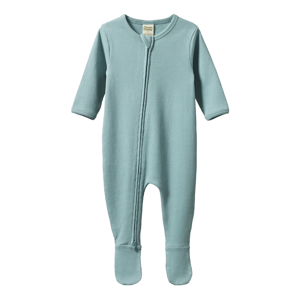 Nature Baby DREAMLANDS SUIT COTTON RIB Powder Blue