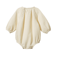 Nature Baby MEADOW BODYSUIT MUSLIN - Natural