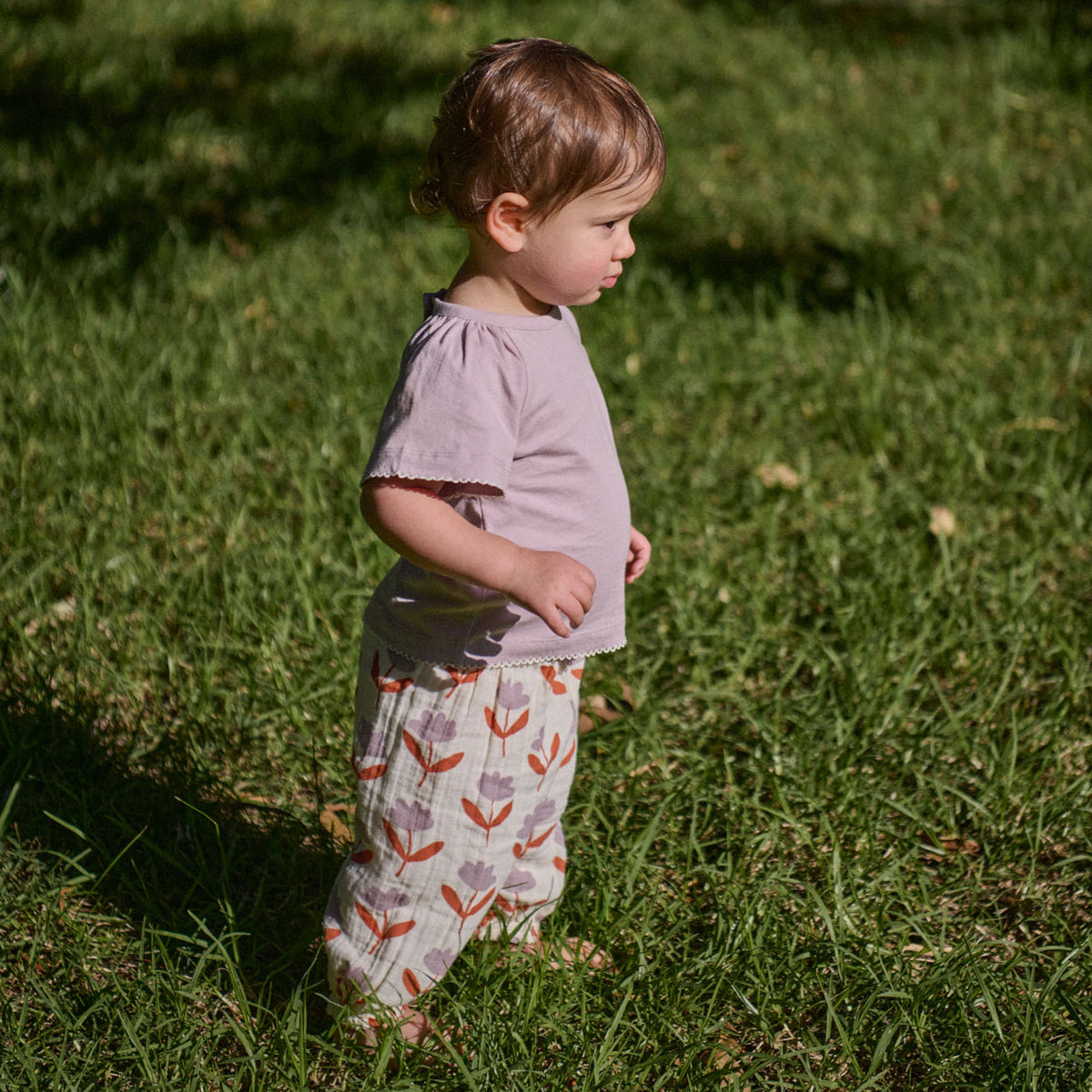 Nature Baby DAPHNE PANTS MUSLIN Fleurette Print