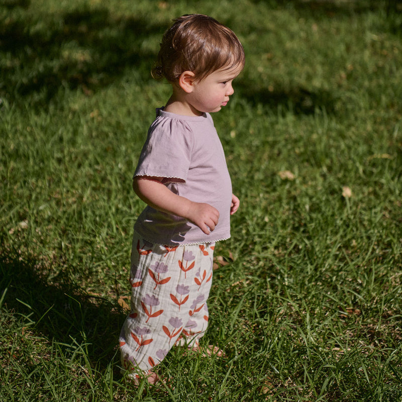 Nature Baby DAPHNE PANTS MUSLIN Fleurette Print
