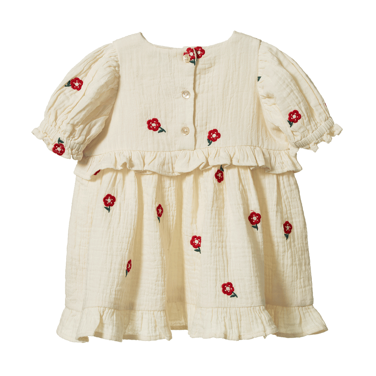 Nature Baby VALENTINA DRESS Red Flora