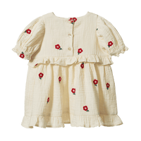 Nature Baby VALENTINA DRESS Red Flora