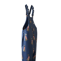 Nature Baby SPLASH OVERALLS - Best Friend Indigo Print