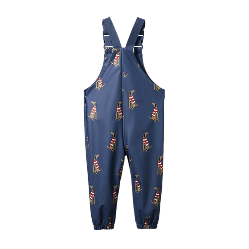 Nature Baby SPLASH OVERALLS - Best Friend Indigo Print