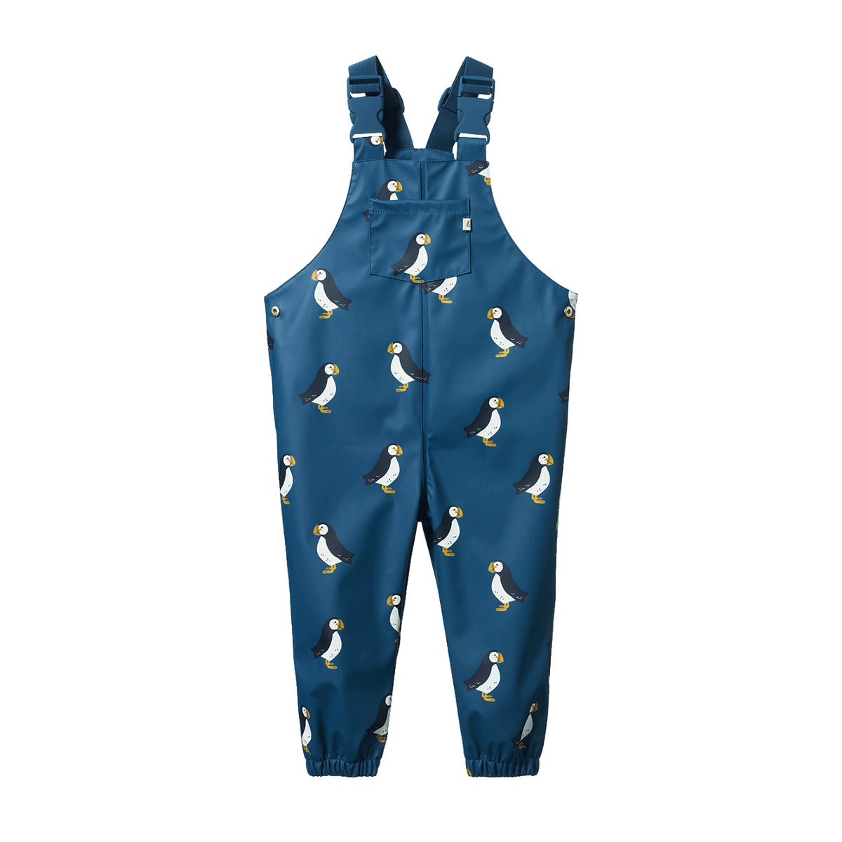 Nature Baby SPLASH OVERALLS Puffin Teal Print