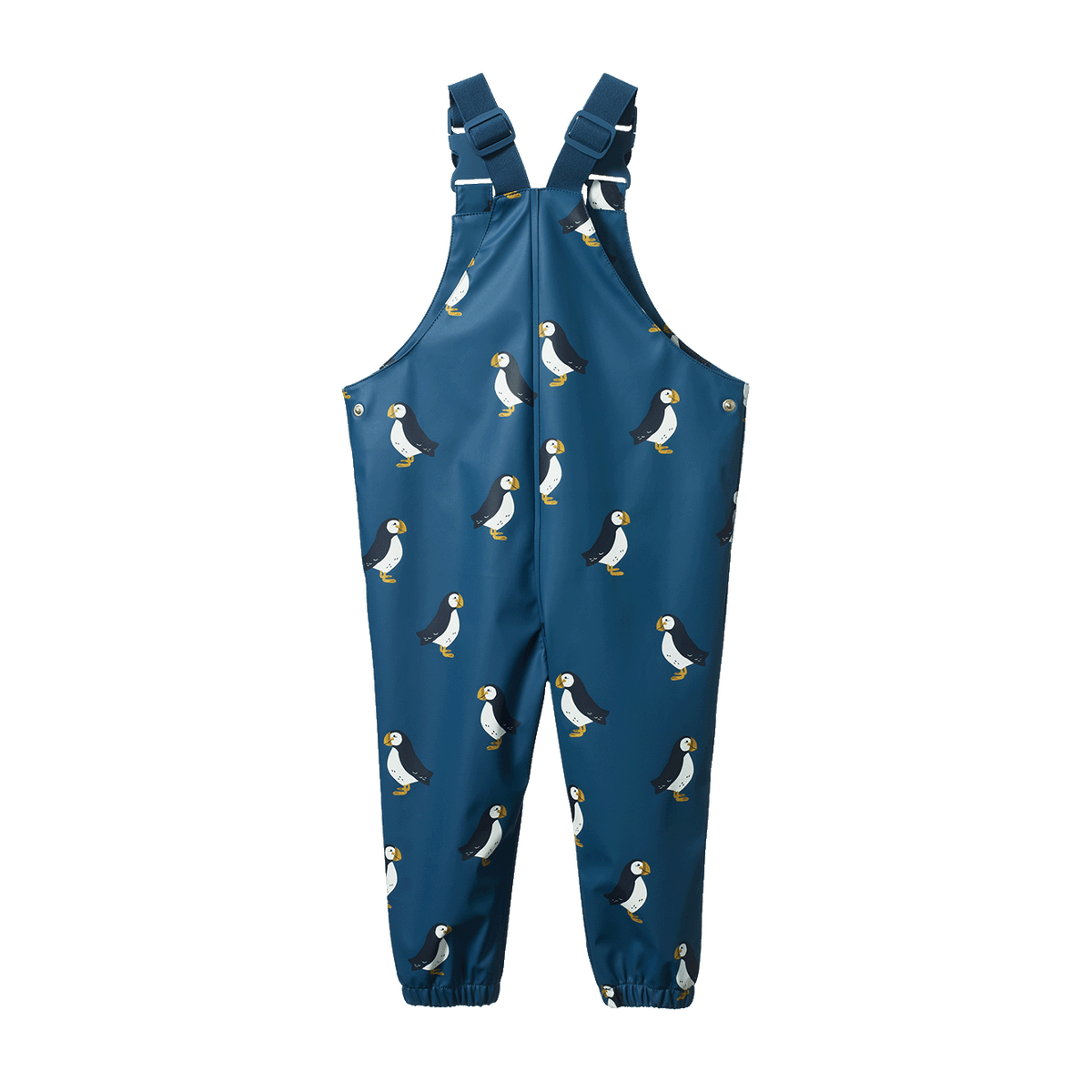Nature Baby SPLASH OVERALLS Puffin Teal Print