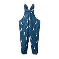 Nature Baby SPLASH OVERALLS Puffin Teal Print