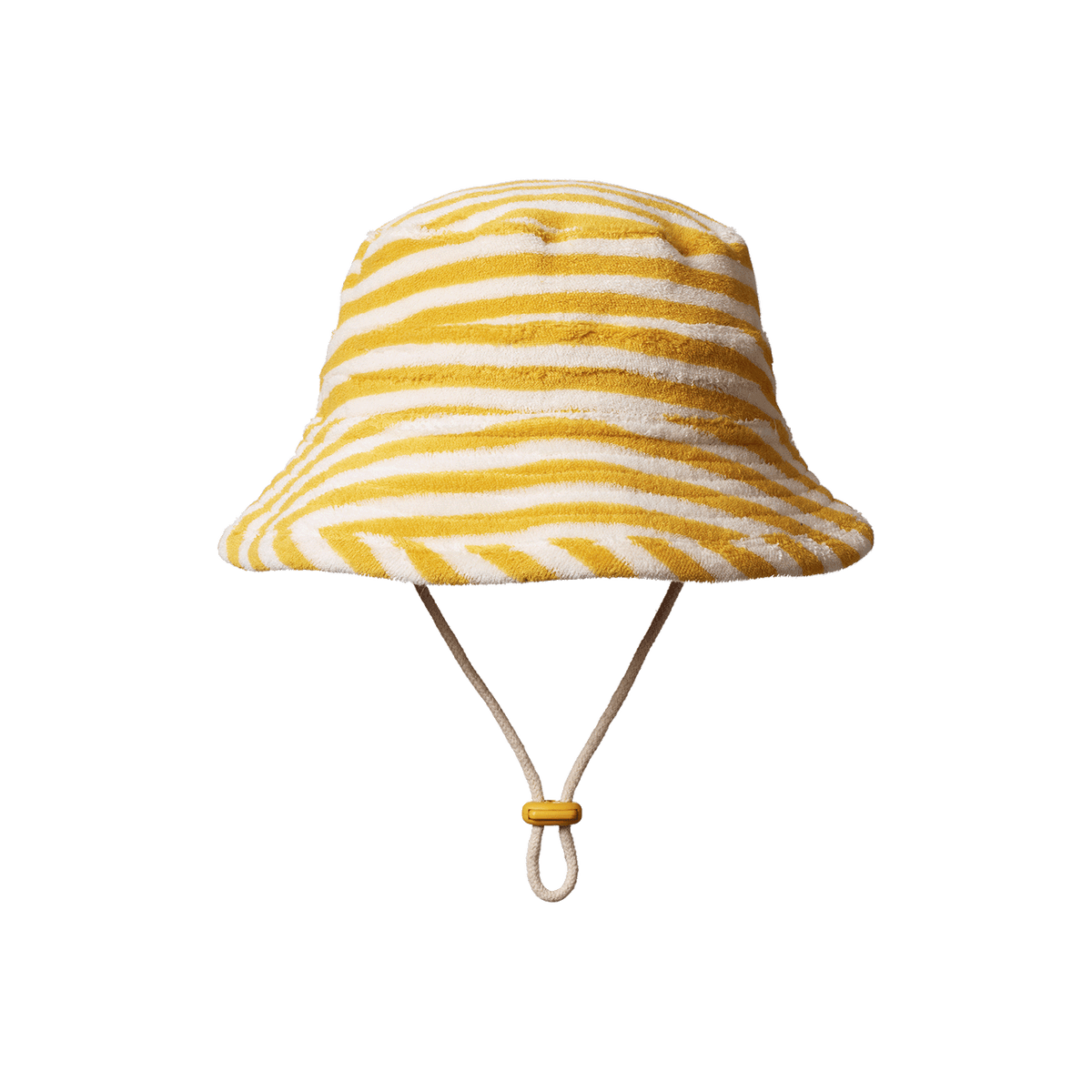 Nature Baby BUCKET SUNHAT TERRY Golden Sea Stripe