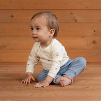 Nature Baby LONG SLEEVE BODYSUIT Mini Music Print