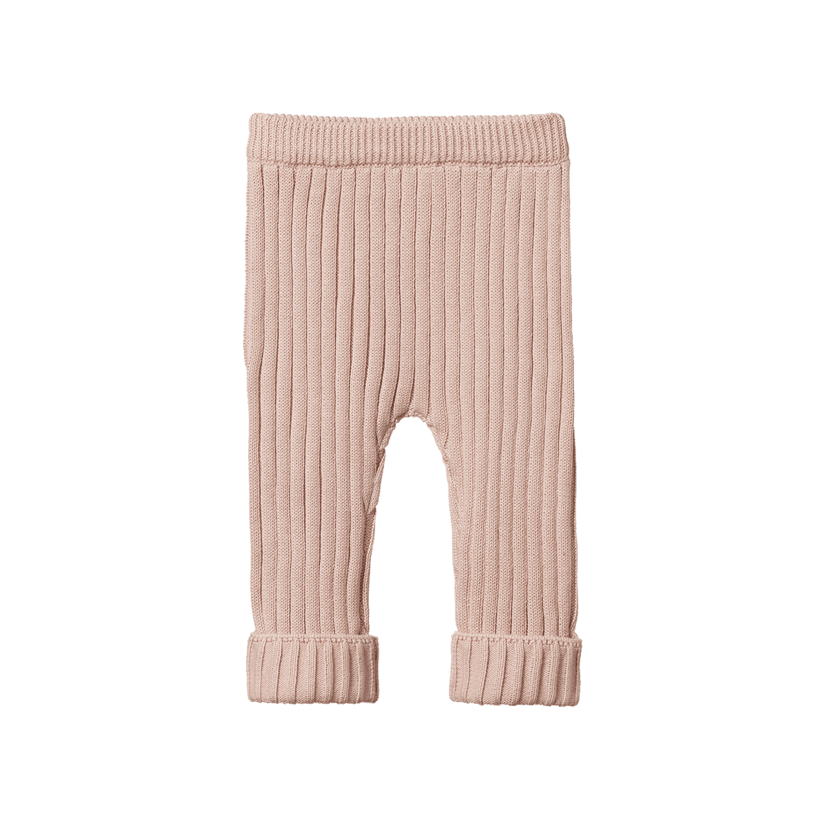 Nature Baby LOU PANTS COTTON KNIT Rose Dust
