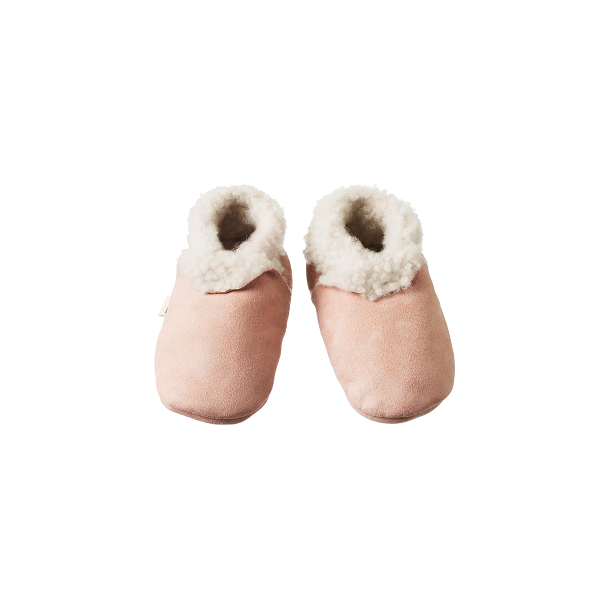 Nature Baby Lambskin Booties Rose Bud