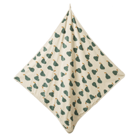 Nature Baby ORGANIC COTTON HOODED TOWEL - Pear Print