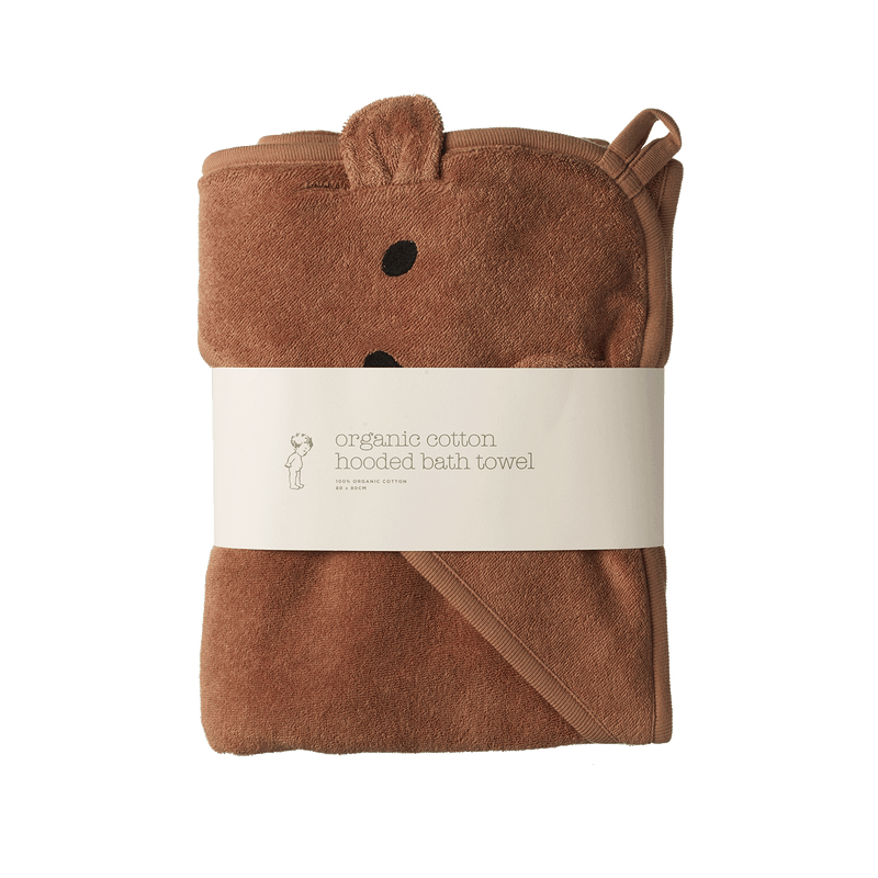 Nature Baby Bear Hooded Towel Nougat