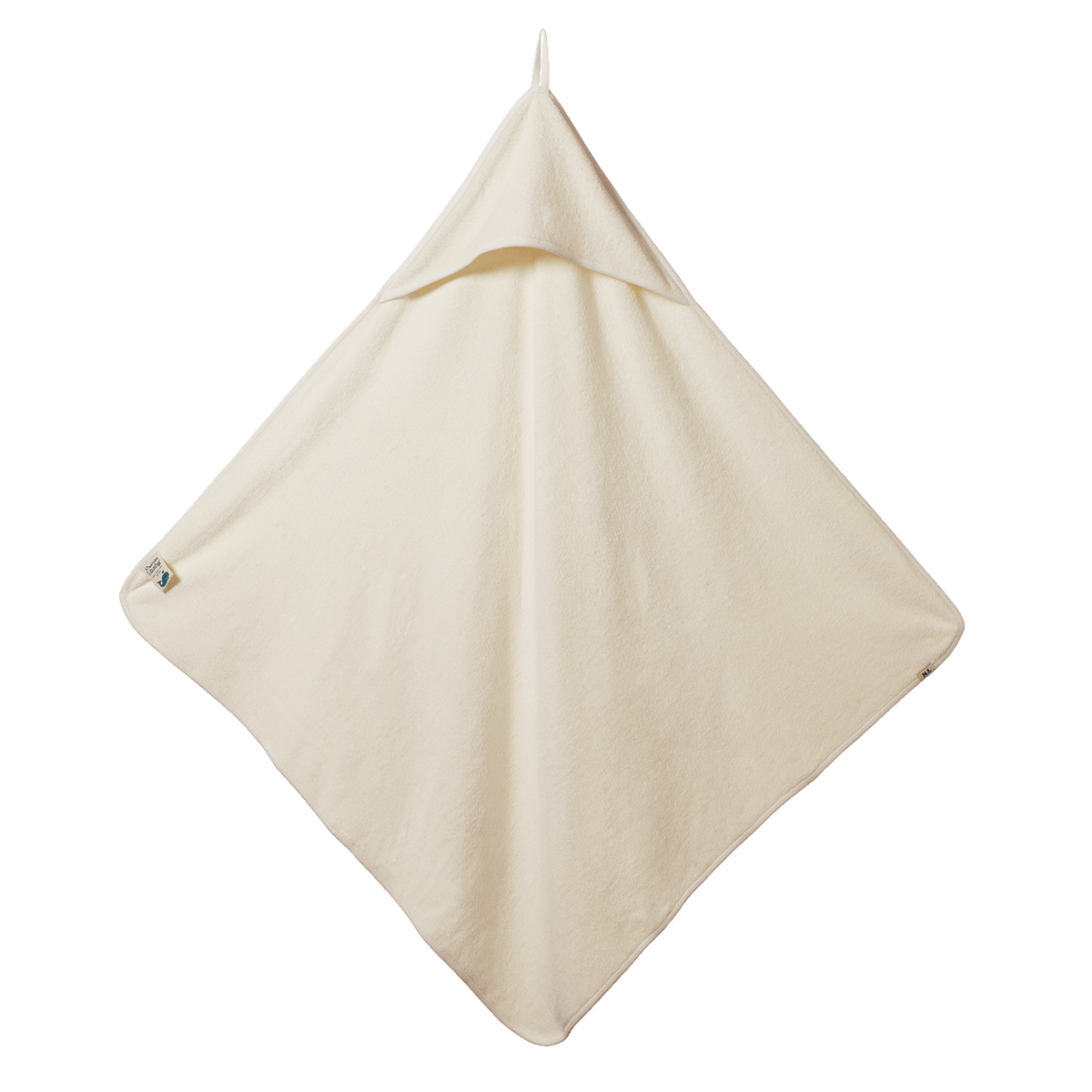Nature Baby Organic Cotton Hooded Towel Natural