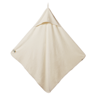 Nature Baby Organic Cotton Hooded Towel Natural