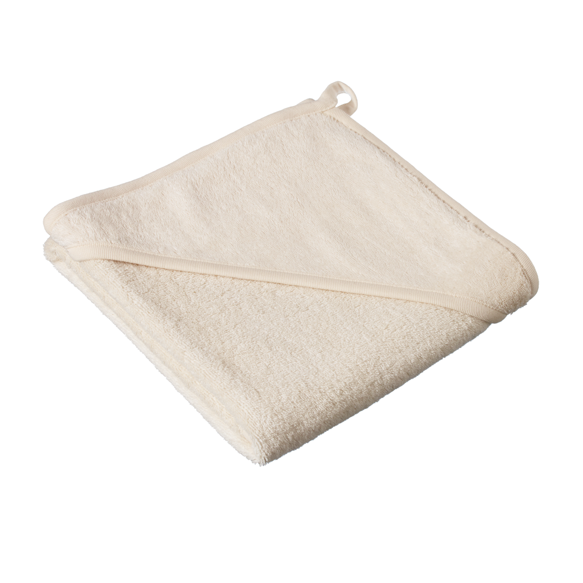 Nature Baby ORGANIC COTTON HOODED TOWEL - Natural