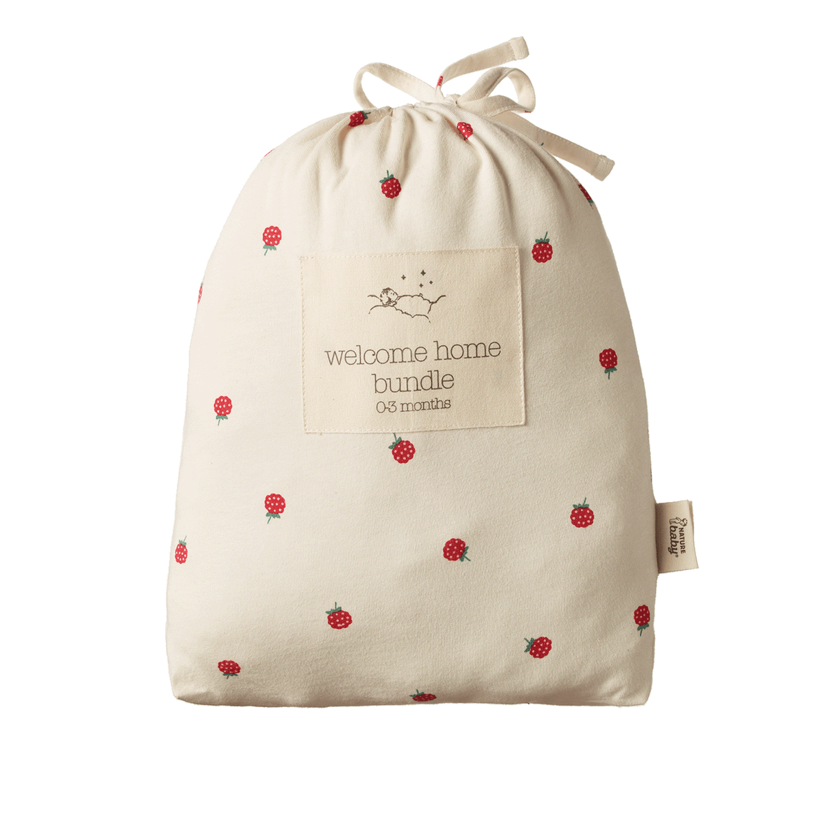 Nature Baby WELCOME HOME SET Raspberry Print