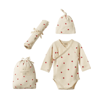Nature Baby WELCOME HOME SET Raspberry Print