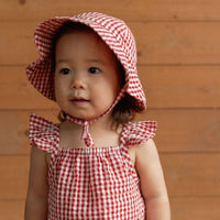 Nature Baby PETAL SET Red Gingham