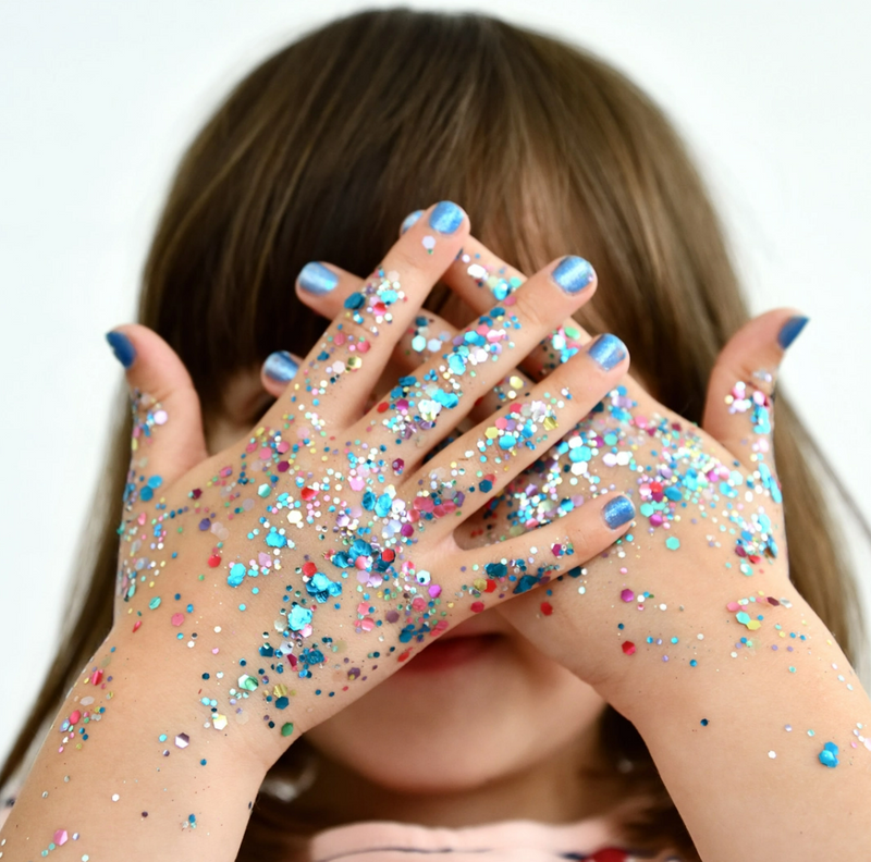 No Nasties Mermaid Blue Water-Based Nail Polish For Kids - 8.5ml