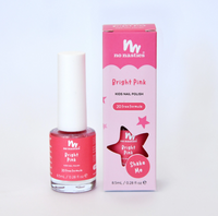 No Nasties Bright Pink Water-Based Nail Polish For Kids - 8.5ml