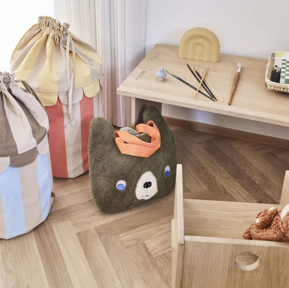 OYOY Darling Bear Tote Bag