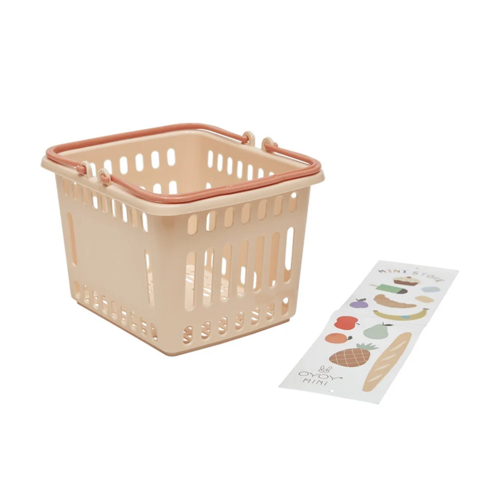 OYOY Yummy Shopping Basket Coral
