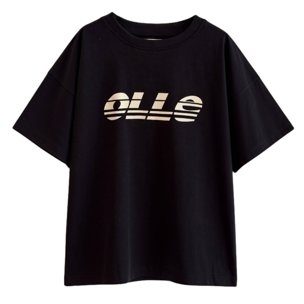Olle Splice Print Tee Black