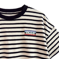 Olle Mono Stripe Tee Black