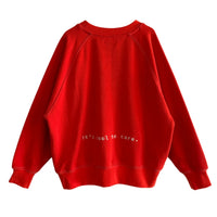 Olle Retro Raglan Sweat Flame