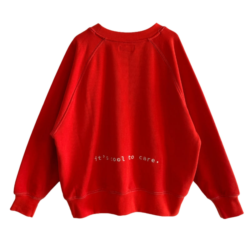 Olle Retro Raglan Sweat Flame