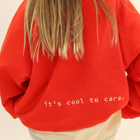 Olle Retro Raglan Sweat Flame