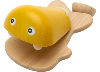 Plan Toys - Fish Castanet-Yellow