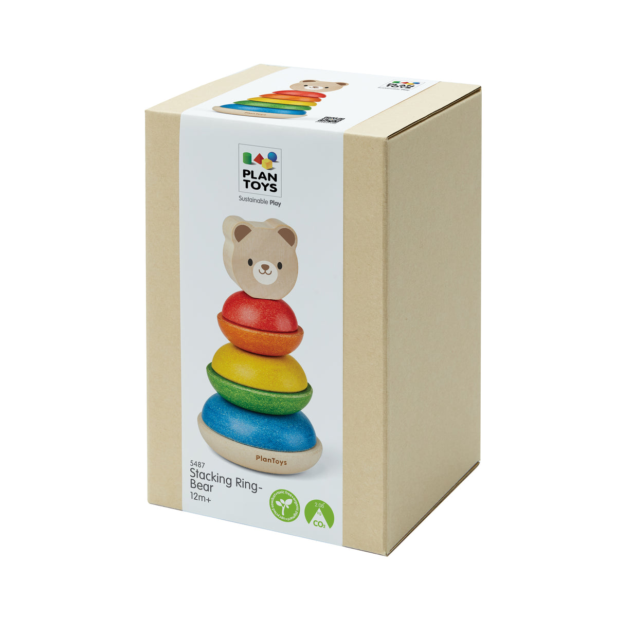 Plan Toys - Stacking Ring - Bear