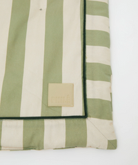 Phile Striped Play Mat – Green
