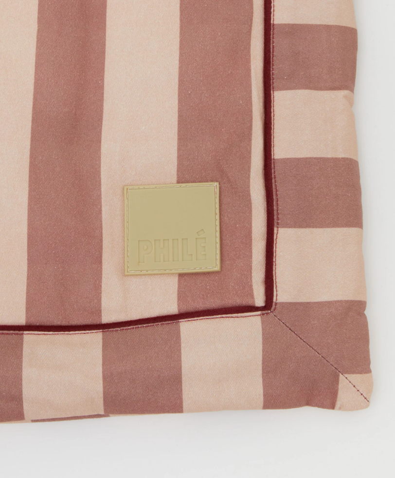Phile Striped Play Mat – Pink Stripe