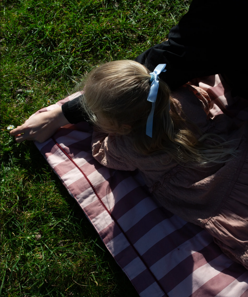 Phile Striped Play Mat – Pink Stripe