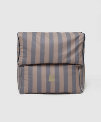 Phile Striped Toddler Lounger - Eggplant