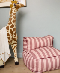 Phile  Striped Toddler Lounger - Pink
