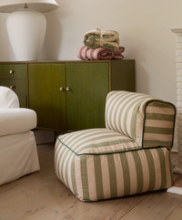 Phile  Striped Toddler Lounger - Green