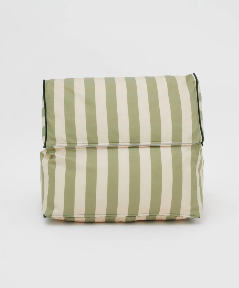 Phile  Striped Toddler Lounger - Green